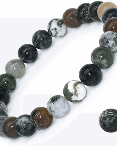 Cheap Moss Agate Crystal Bracelet with Natural Stone Wholesale