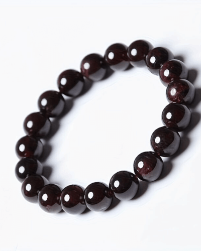 Antique Garnet Bead Bracelet Healing Birthstone