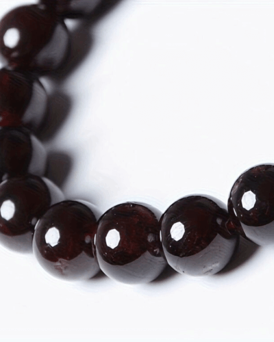 Antique Garnet Bead Bracelet Healing Birthstone