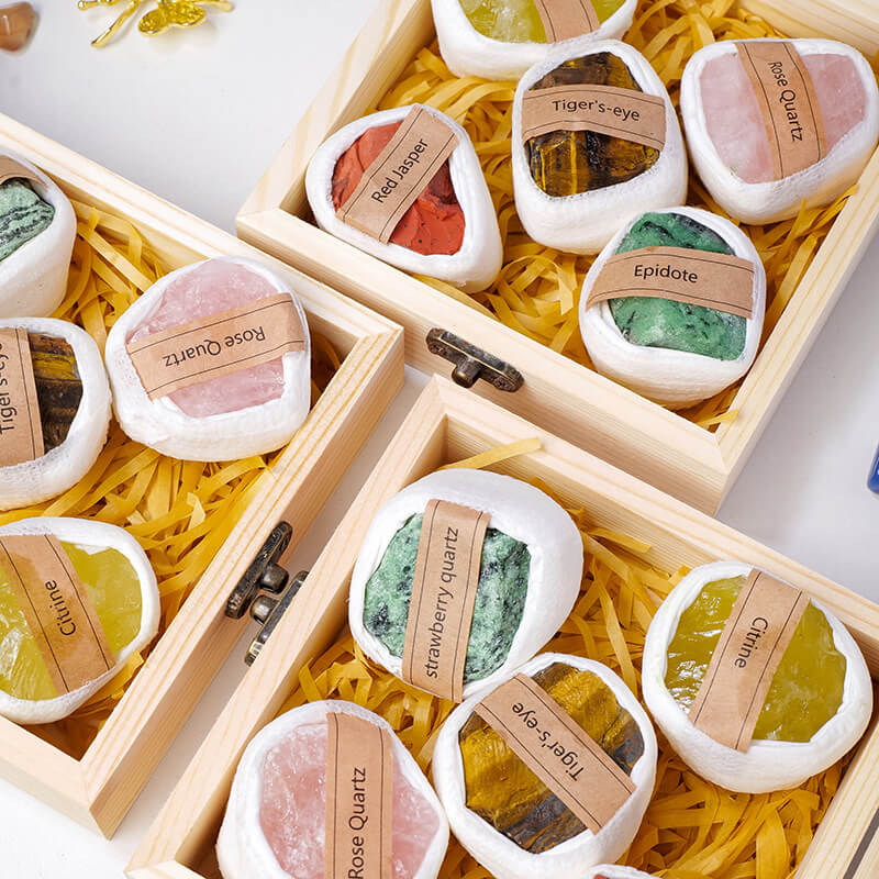 Natural Raw Stone Mineral Specimen Set