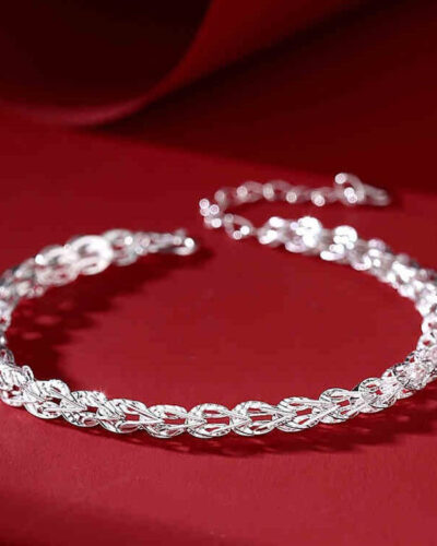 Niche Phoenix Tail 925 Sterling Silver Minimalist Bracelet SHOW