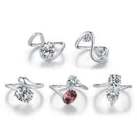 Niche Style 925 Sterling Silver Cubic Zirconia Ring show