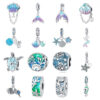Ocean Theme 925 Sterling Silver Seashell Pendant Wholesale show