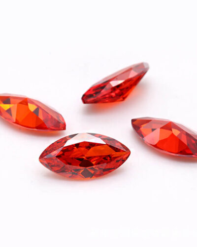 Alternatief beeld van Orange-Red Marquise Cut Moissanite Loose Stones