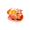 Orange-Red Pear Cut Moissanite Loose Stones Wholesale