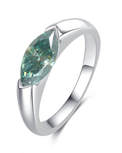 Oval Moissanite Ring with 925 Sterling Silver Wholesale