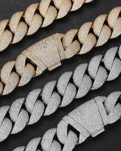 Premium Big 24mm Cuban Link Chain with Diamond CZ Bulk (4)