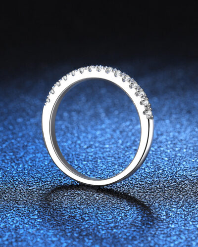 Alternative view of Wedding Rings with moissanite and 925 Sterling Silver