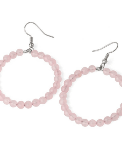 Large Chic Crystal Earrings Bead Hoops for Women Wholesale