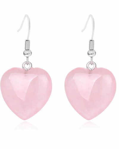 Heart Crystal Drop Earring Valentine's Day Gift for Women Bulk