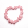 Natural 3A Pink Rose Quartz Chip Bracelet for Women Bulk