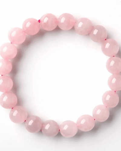 Women's Healing Pink Rose Quartz Bracelet for Love
