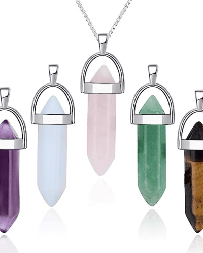 Rose Quartz Necklace Genuine Crystal Pendant for Women and Men Bulk