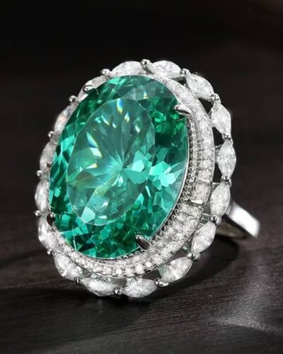 S925 Sterling Silver Vintage Moissanite Ring Bulk