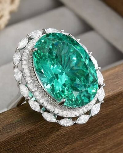 S925 Sterling Silver Vintage Moissanite Ring Bulk