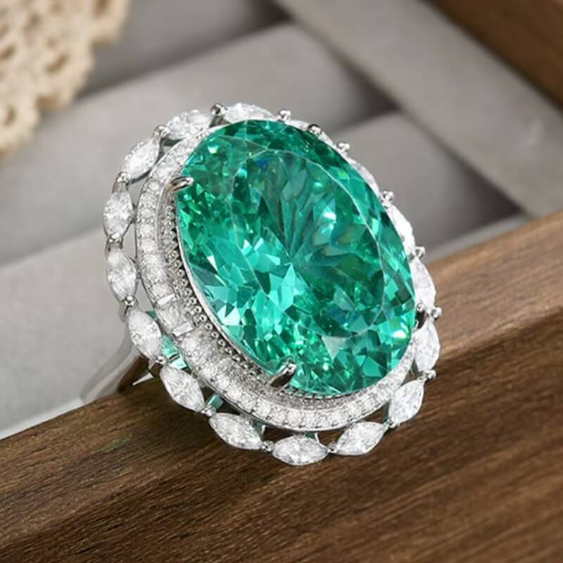 S925 Sterling Silver Vintage Moissanite Ring Bulk