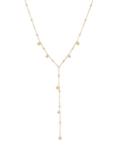 Simple Y Shape Stainless Steel Bead Chains Wholesale Tassel (1)