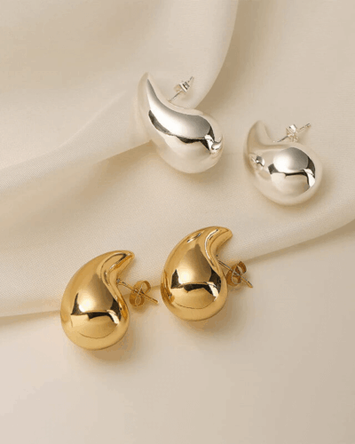 304 Stainless Steel Small Teardrop Earrings for Women Bulk