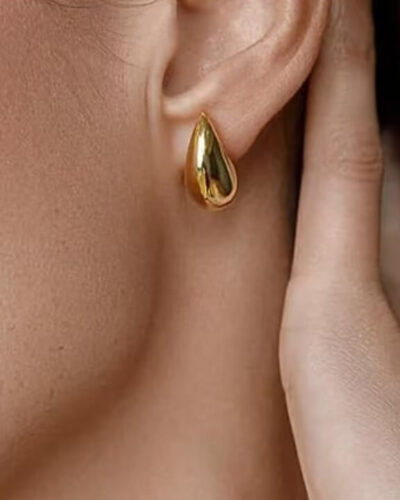 304 Stainless Steel Small Teardrop Earrings for Women Bulk