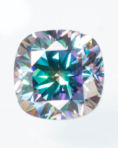 Square Brilliant Cut Colorful Moissanite Loose Stones