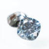 Square Brilliant Cut Grey Moissanite Loose Stones