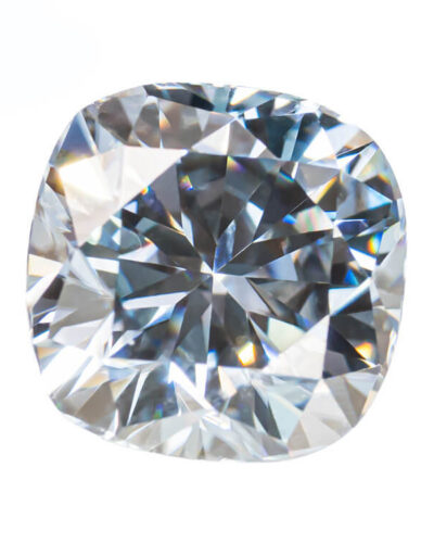 Square Brilliant Cut Grey Moissanite Loose Stones