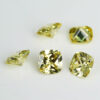 Square Brilliant Cut Yellow Moissanite Loose Stones