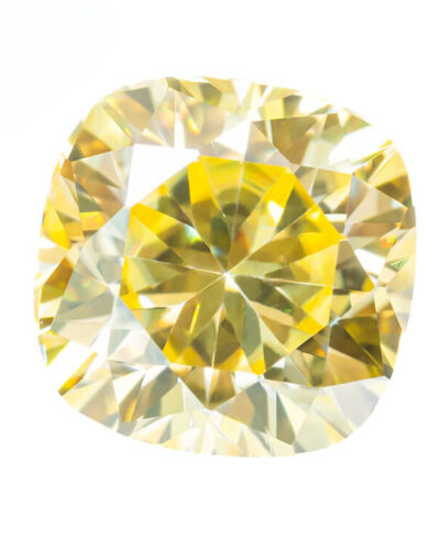 Square Brilliant Cut Yellow Moissanite Loose Stones
