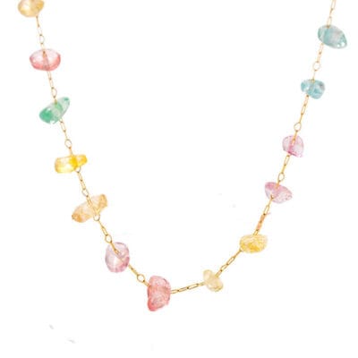 Sweet Bulk Stainless Steel Chain with Stones Bracelets 2