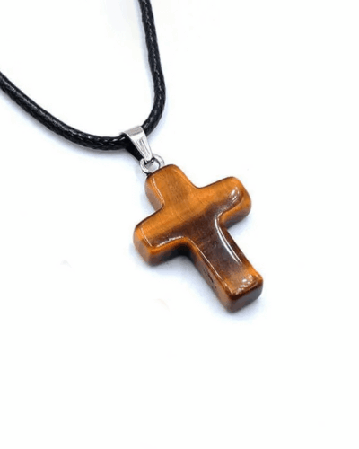 2cm Large Crystal Cross Necklace Unisex Wholesale
