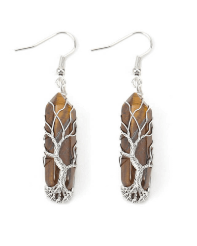 Antique Hexagonal Crystal Drop Earrings for Women Wholesale