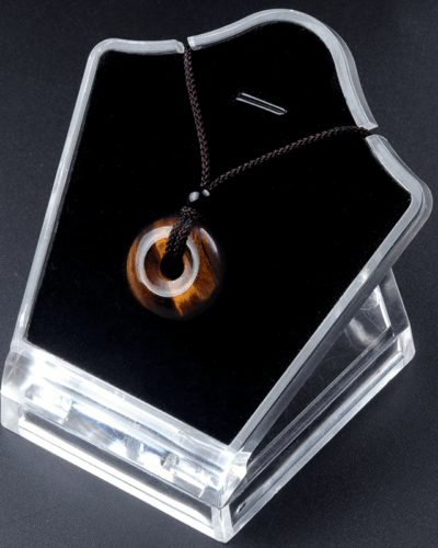 Genuine Quartz Peace Buckle Pendant Necklace for Women and Men Bulk