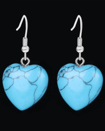 Heart Crystal Drop Earring Valentine's Day Gift for Women Bulk