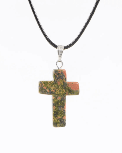 2cm Large Crystal Cross Necklace Unisex Wholesale
