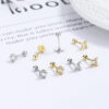 Versatile 925 Sterling Silver Sun Stud Earrings Wholesale show