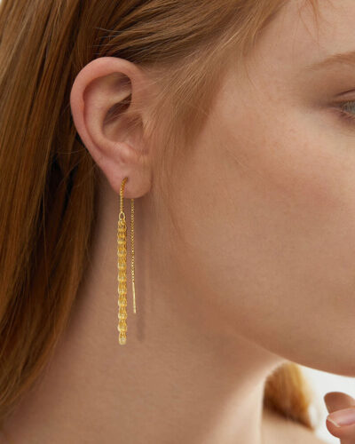 Alternative Ansicht von Versatile 925 Sterling Silver Tassel Drop Earrings