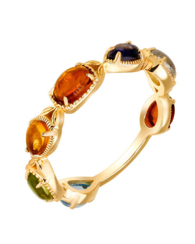 Vintage Style Citrine Ring Sterling Silver for Women show