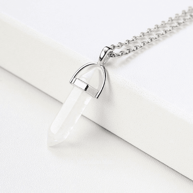 Rose Quartz Necklace Genuine Crystal Pendant for Women and Men Bulk