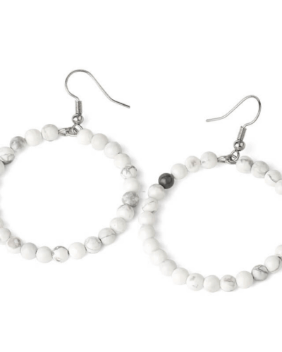 Large Chic Crystal Earrings Bead Hoops for Women Wholesale