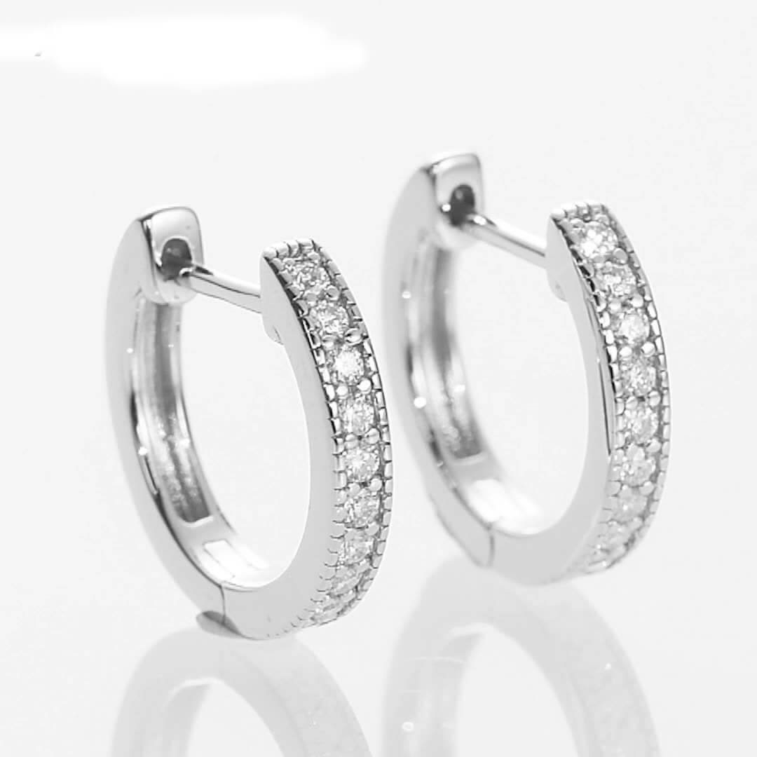 Wholesale VVS Moissanite Earrings with 925 Sterling Silver