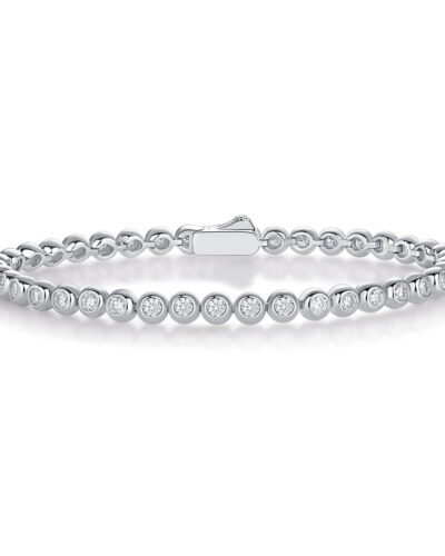 Wholesale Women's Moissanite Bracelet with 925 Sterling Silver