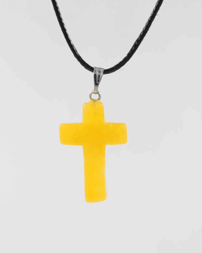 2cm Large Crystal Cross Necklace Unisex Wholesale