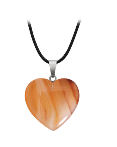 Alternatywny widok Chic Heart Shaped Pendant Crystal Necklace for Her