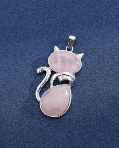 10 Pcs Wholesale Mixed Cat Natural Crystal Pendants