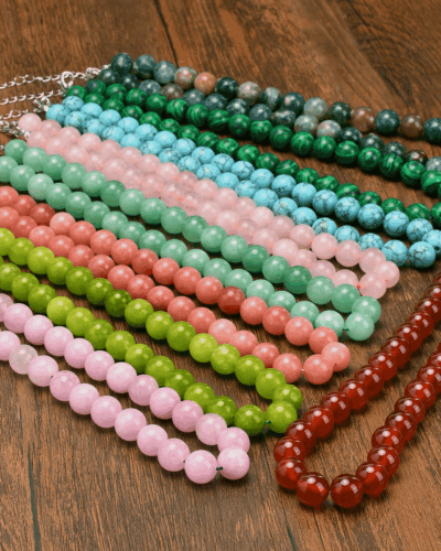 10MM Natural Crystal Bead Necklace Wholesale