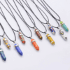 12 Pcs Colorful Point Crystal Necklaces Pendants Wholesale