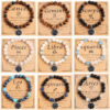 12 Zodiac Signs Charm Bracelets Constellation Pendant Wholesale