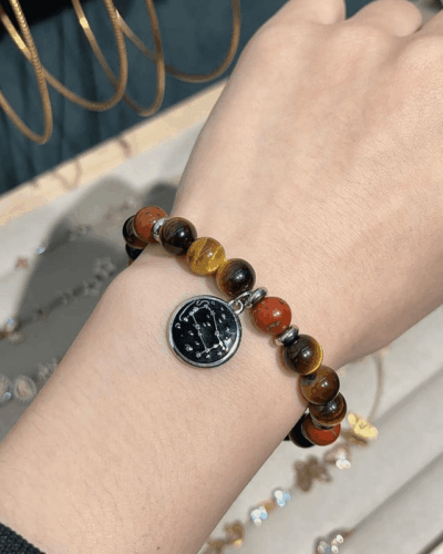 12 Zodiac Signs Charm Bracelets Constellation Pendant Wholesale