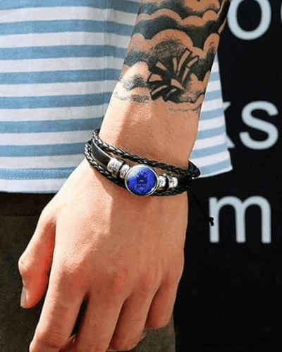 Leather Woven 12 Zodiac Signs Spirit Bracelet Unisex