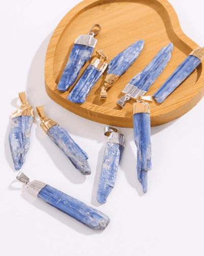 1Pcs Natural Irregular Kyanite Stone Pendant Wholesale